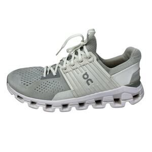 On Running Cloudswift Mesh Gray Low Top Lace Up Athletic Sneakers Shoes Size 9.5